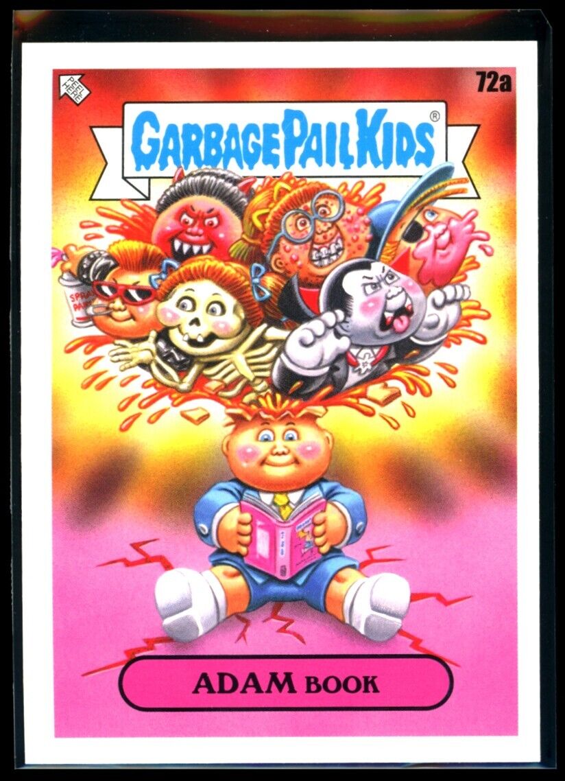 ADAM BOOK (BOMB) 2022 Topps Book Worms Garbage Pail Kids #72a Garbage Pail Kids Base - Hobby Gems