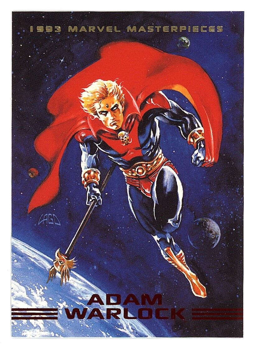 ADAM WARLOCK 1993 Marvel Masterpieces #37 *Quantity* Marvel Base - Hobby Gems