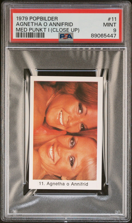 AGNETHA O ANNI - FRID PSA 9 1979 Popbilder Med Punkt IV Pop Culture Singer Abba #11 Pop Culture Base Graded Cards - Hobby Gems