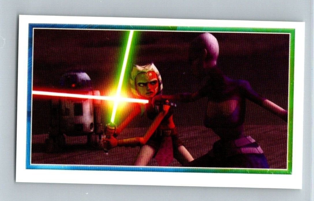 AHSOKA TANO 2008 Topps Merlin The Clone Wars Sticker #C97 Star Wars Base Sticker - Hobby Gems