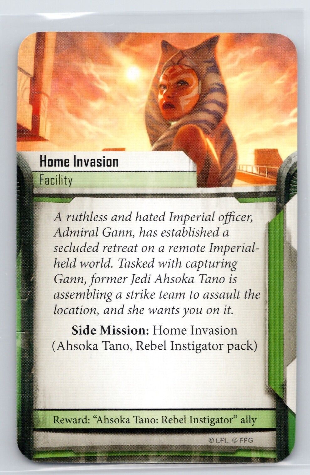 AHSOKA TANO 2020 Star Wars Imperial Assault Rebel Instigator Home Invasion Star Wars Base - Hobby Gems