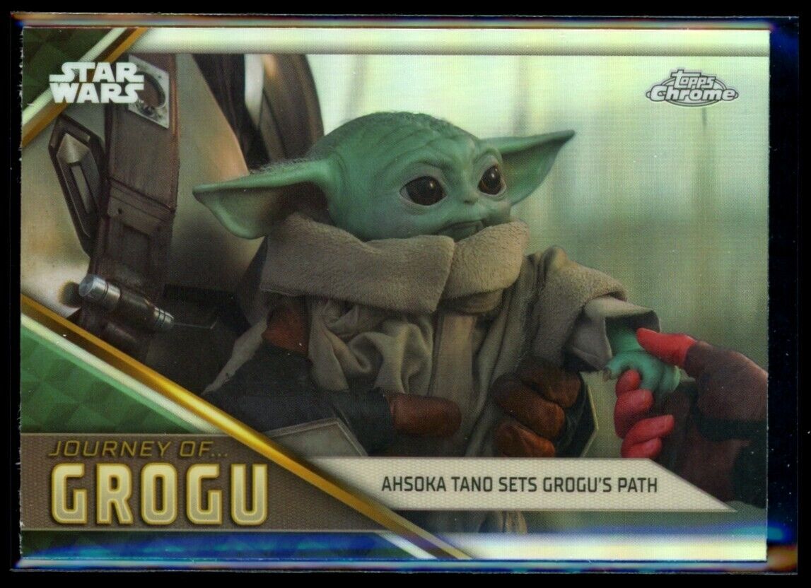AHSOKA TANO SETS GROGU'S PATH 2023 Star Wars Topps Chrome Journey of Grogu 12 C1 Star Wars Base - Hobby Gems