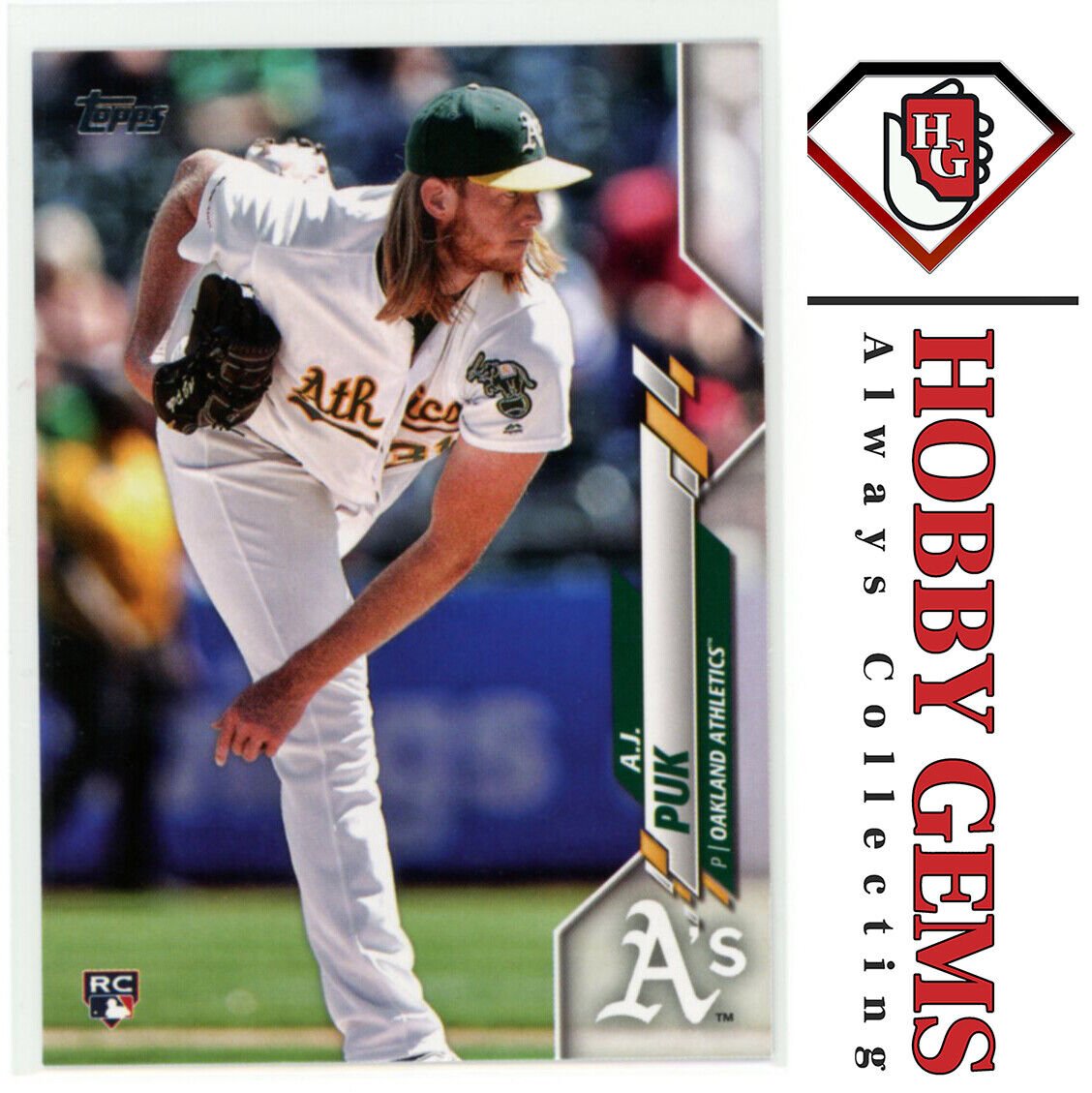AJ PUK 2020 Topps Series 1 RC #251 Baseball Base RC - Hobby Gems