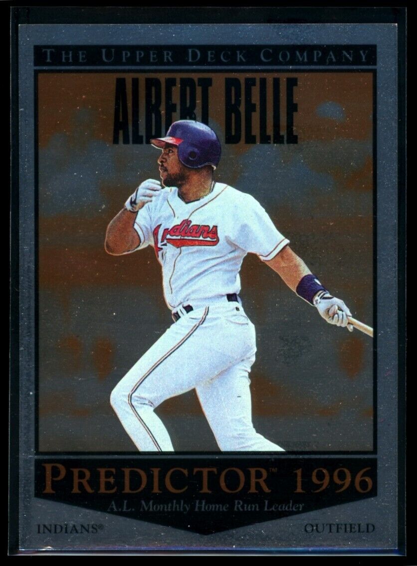 ALBERT BELLE 1996 Upper Deck Predictor Home Run Leader Retail #R1 Baseball Insert - Hobby Gems