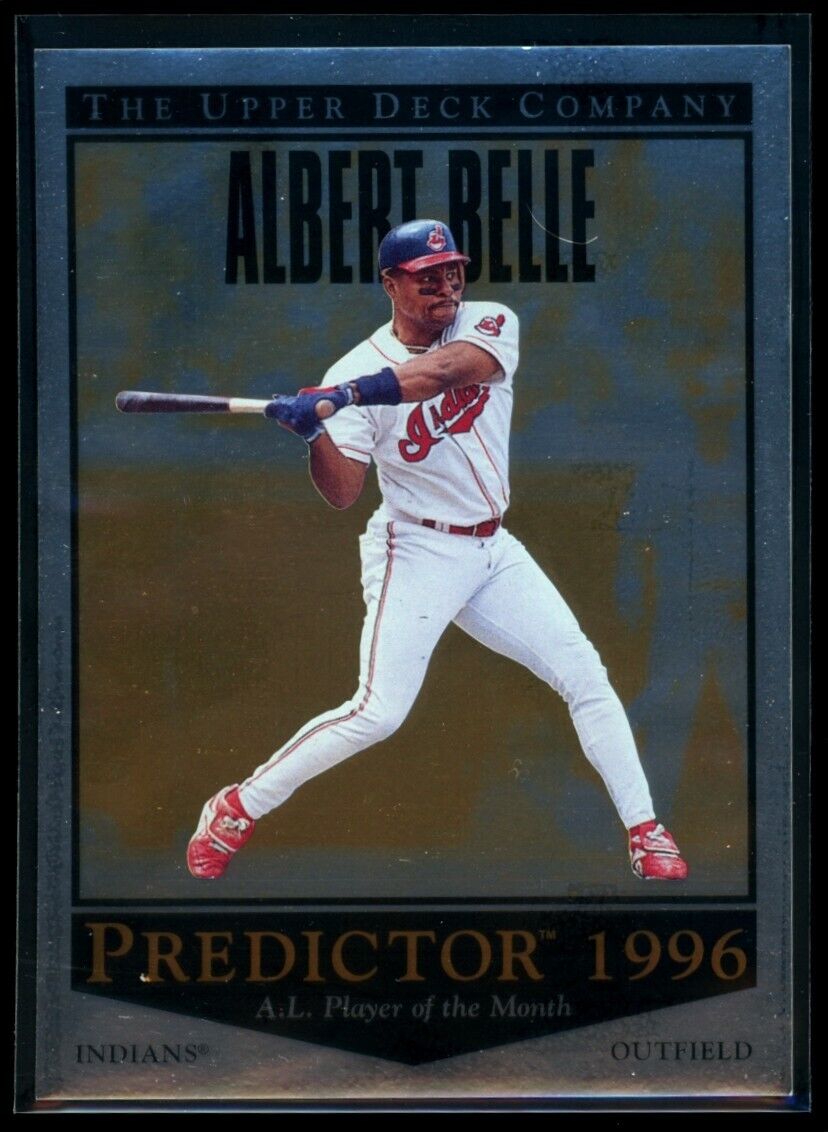 ALBERT BELLE 1996 Upper Deck Predictor Player of the Month Hobby #H1 Baseball Insert - Hobby Gems