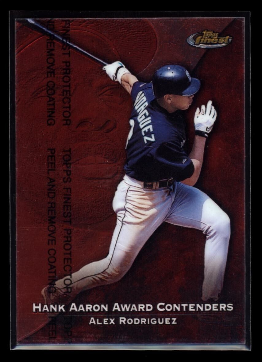 ALEX RODRIGUEZ 1999 Topps Finest Aaron Award #HA7 Baseball Insert - Hobby Gems