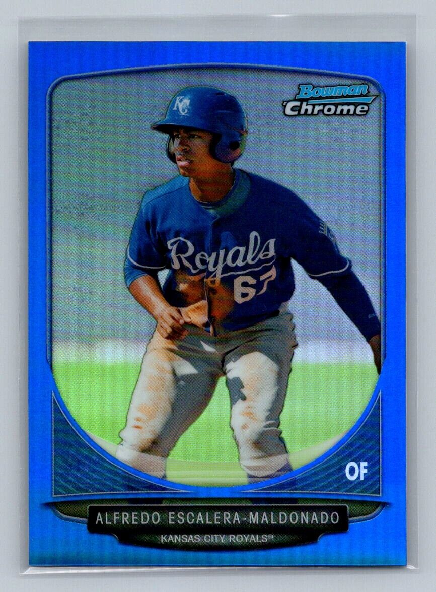 ALFREDO ESCALERA-MALDONADO 2013 Bowman Chrome Blue Refractor 125/250 #BCP107 Baseball Parallel Prospect Serial Numbered - Hobby Gems