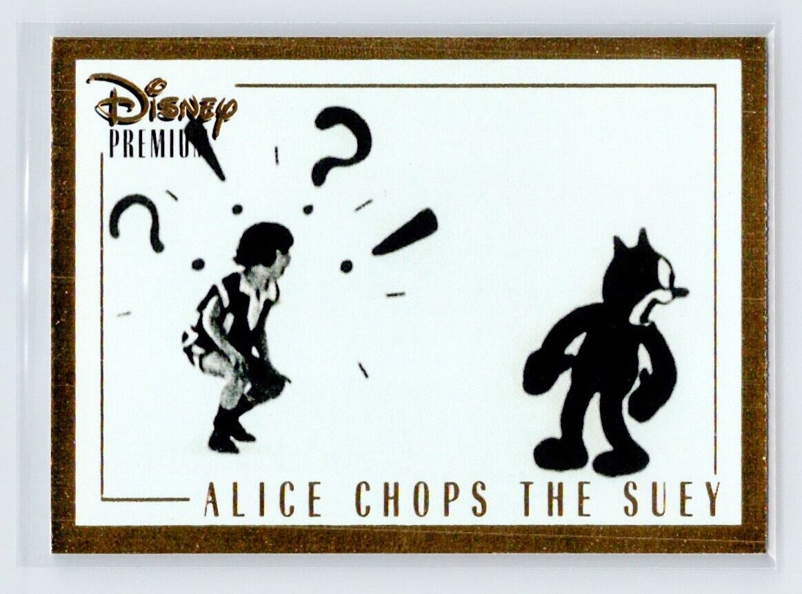 ALICE CHOPS THE SUEY 1995 Skybox Disney Premium #60 C3 Disney Base - Hobby Gems