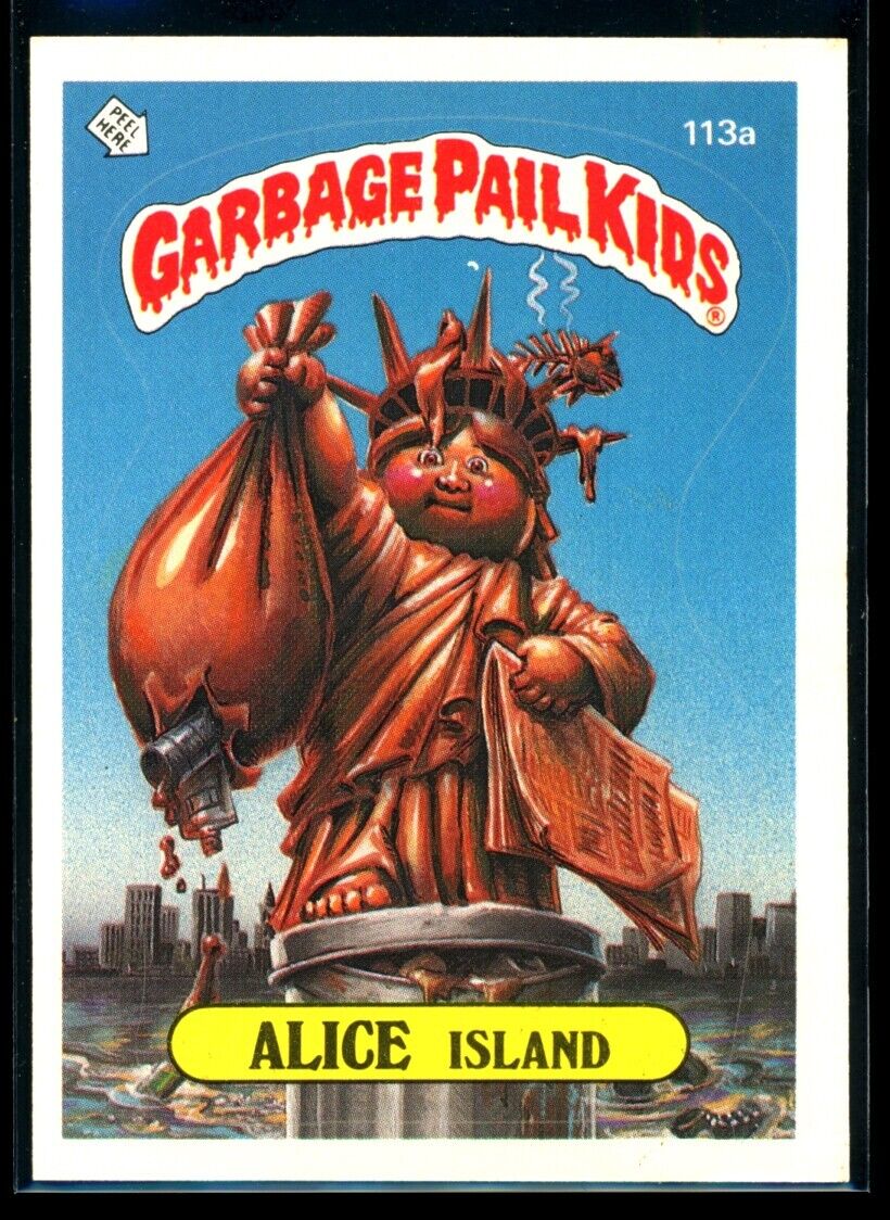 ALICE ISLAND 1986 Garbage Pail Kids Series 3 #113a Kid Brother NM C1 Garbage Pail Kids Base - Hobby Gems