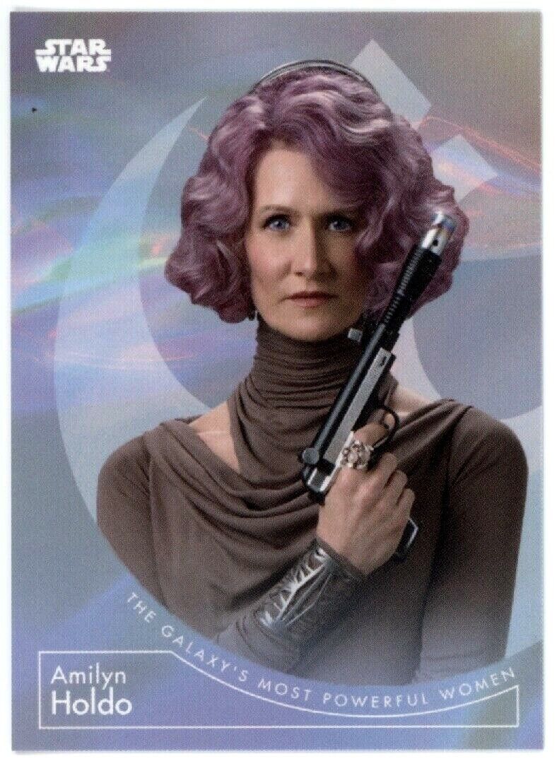 AMILYN HOLDO 2022 Topps Star Wars The Galaxy's Most Powerful Women #8 Star Wars Base - Hobby Gems