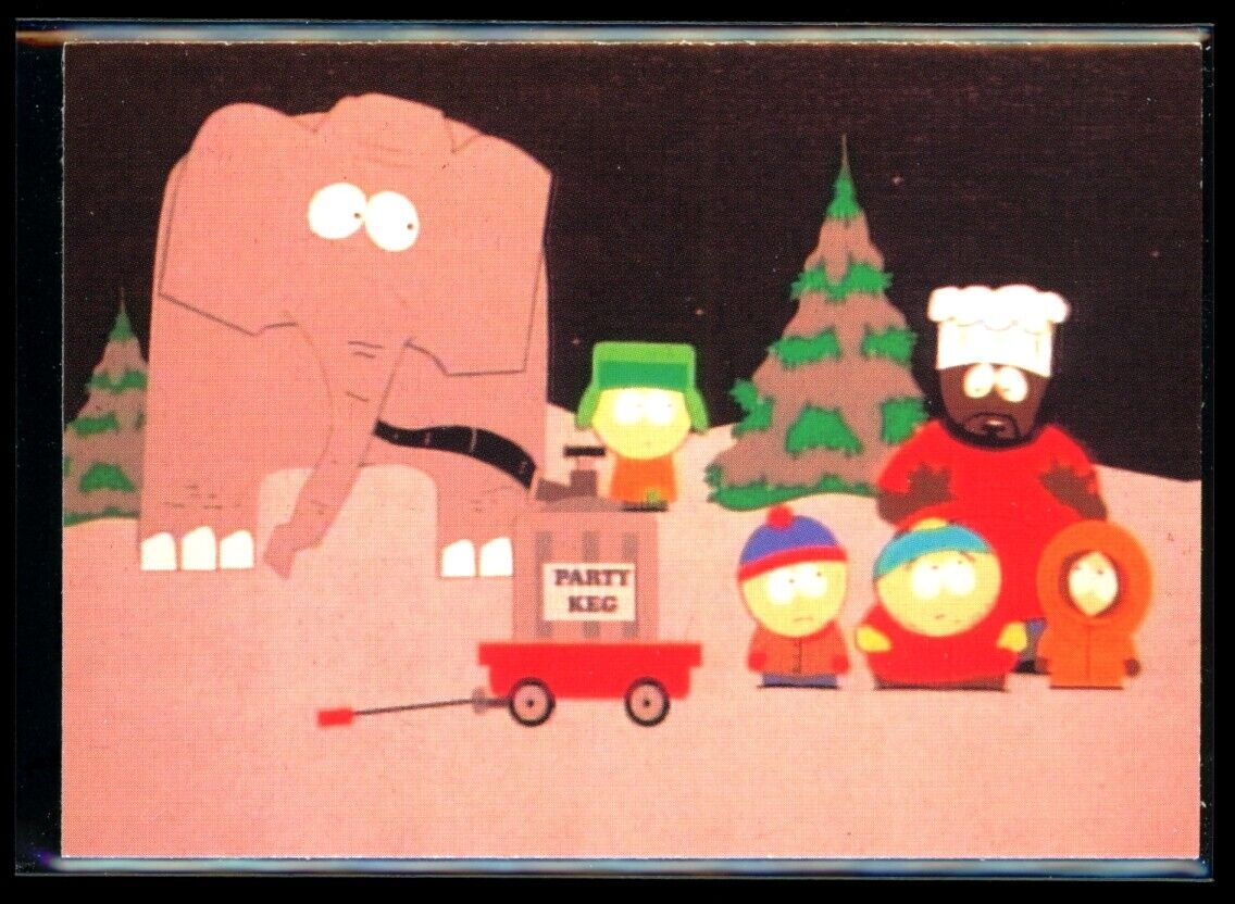 AN ELEPHANT MAKES LOVE TO A PIG Part 3/3 1998 South Park Comic Images #33 C1 South Park Base - Hobby Gems