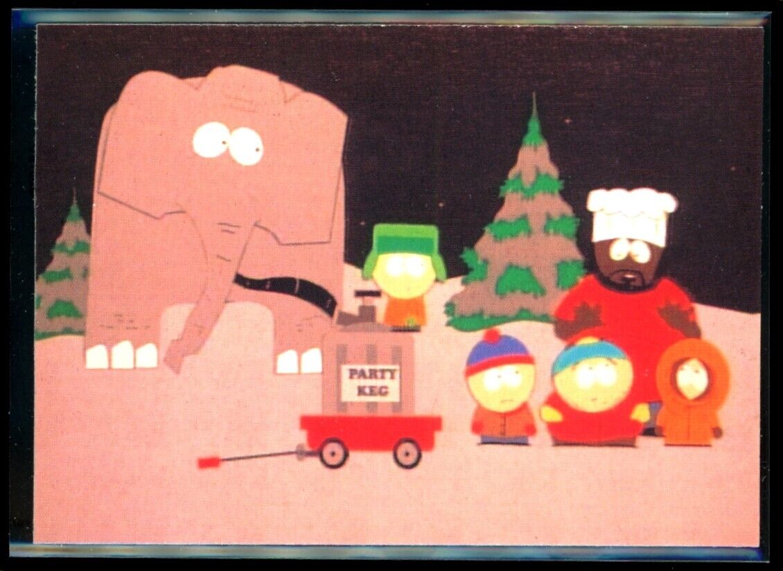 AN ELEPHANT MAKES LOVE TO A PIG Part 3/3 1998 South Park Comic Images #33 C3 South Park Base - Hobby Gems