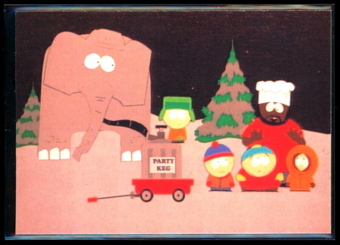 AN ELEPHANT MAKES LOVE TO A PIG Part 3/3 1998 South Park Comic Images #33 C4 South Park Base - Hobby Gems