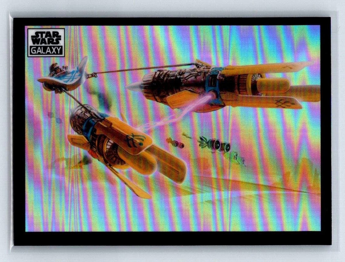 ANAKIN SKYWALKER 2022 Star Wars Galaxy Chrome Refractor #69 Star Wars Parallel - Hobby Gems
