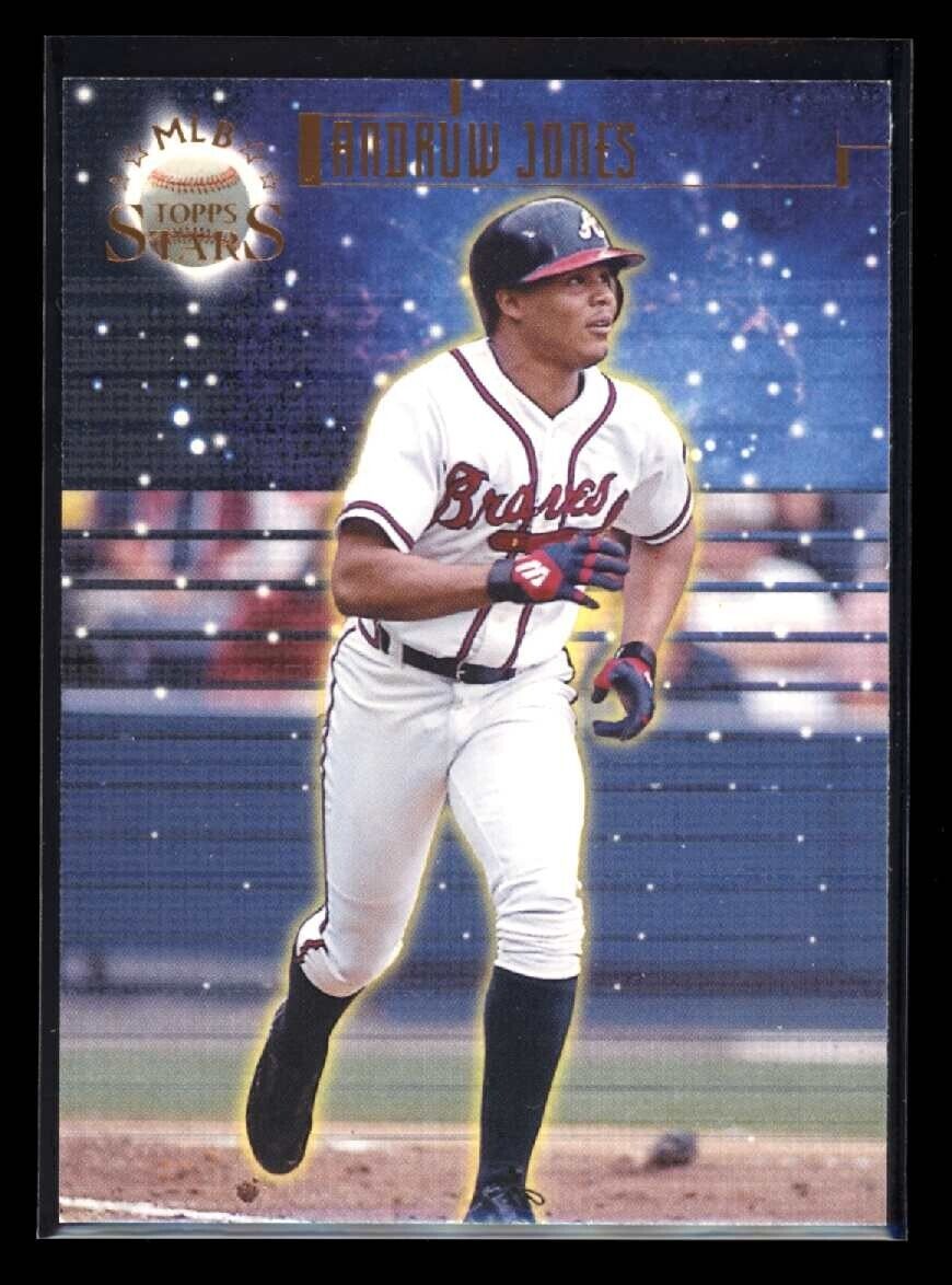 ANDRUW JONES 1998 Topps Stars Bronze #108 8469/9799 Baseball Parallel Serial Numbered - Hobby Gems