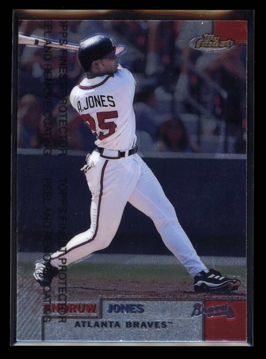 ANDRUW JONES 1999 Topps Finest #215 C1 Baseball Base - Hobby Gems