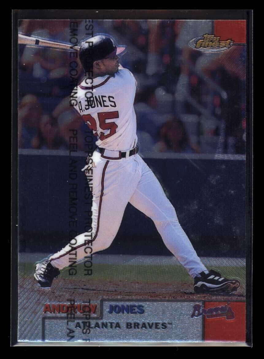 ANDRUW JONES 1999 Topps Finest #215 C2 Baseball Base - Hobby Gems
