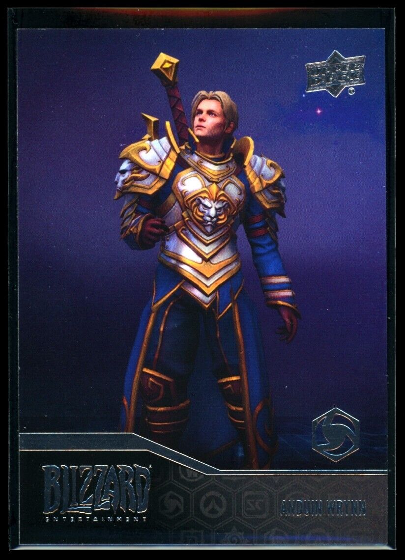 ANDUIN WRYNN 2023 Upper Deck Blizzard Legacy Heroes of the Stone #141 C2 Blizzard Base - Hobby Gems