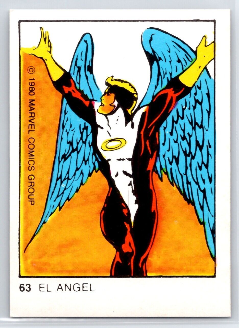 ANGEL 1980 Terrabusi Marvel Super Heroes #63 Marvel Base - Hobby Gems