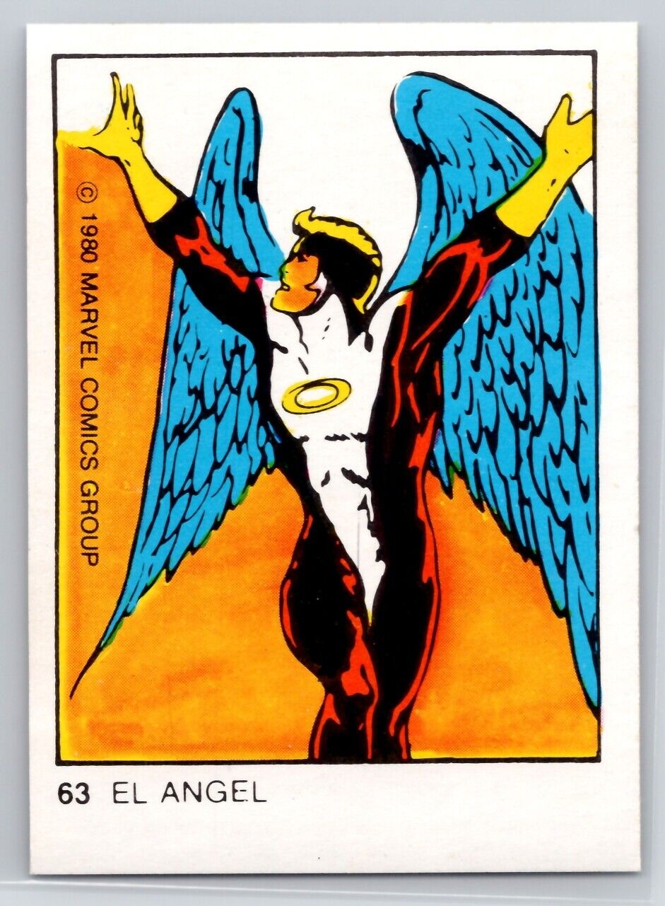 ANGEL 1980 Terrabusi Marvel Super Heroes #63 C1 Marvel Base - Hobby Gems
