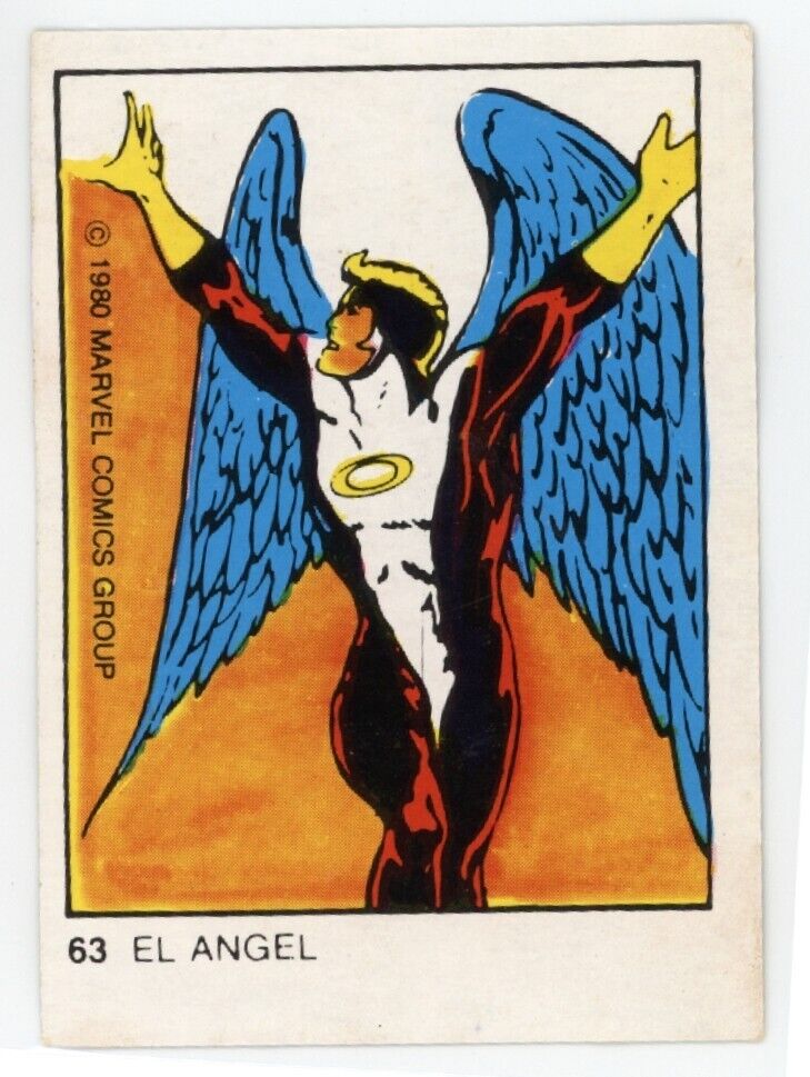 ANGEL 1980 Terrabusi Marvel Super Heroes #63 C2 Marvel Base - Hobby Gems