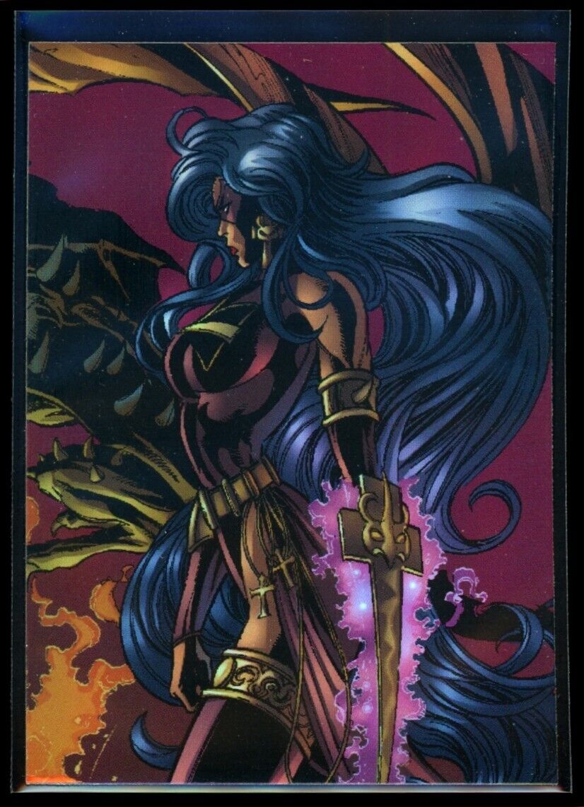 ANGEL ASSASSIN 1998 Artbox Lady Death Covenant HoloFoil #27 Lady Death Base - Hobby Gems