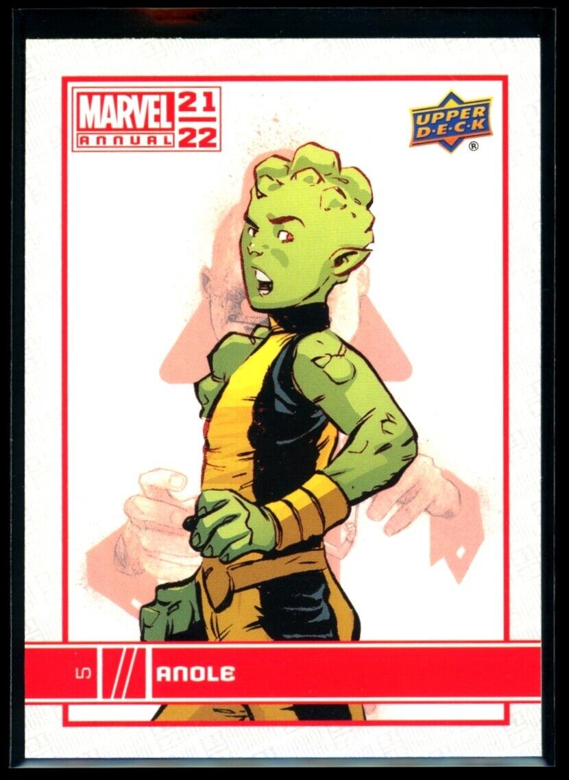 ANOLE 2021-22 Upper Deck Marvel Annual #5 *Quantity* Marvel Base - Hobby Gems
