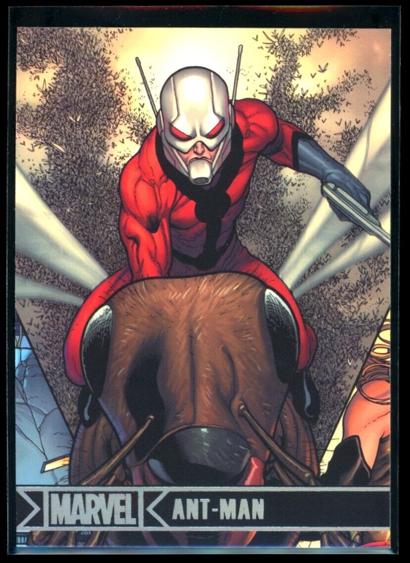 ANT-MAN 2012 Rittenhouse Marvel Greatest Heroes Holofoil #2 C1 Marvel Parallel - Hobby Gems
