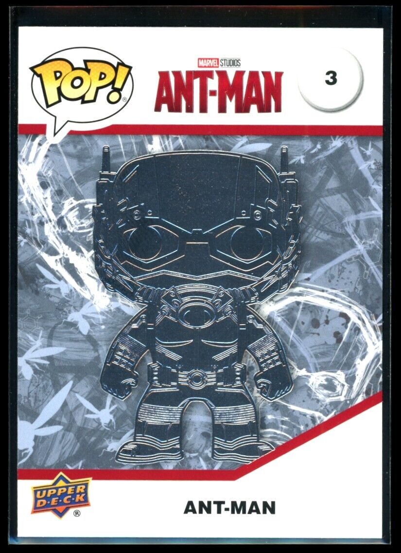 ANT-MAN 2023 Upper Deck Funko Marvel Infinity Saga Silver Platinum #3 Marvel Parallel - Hobby Gems