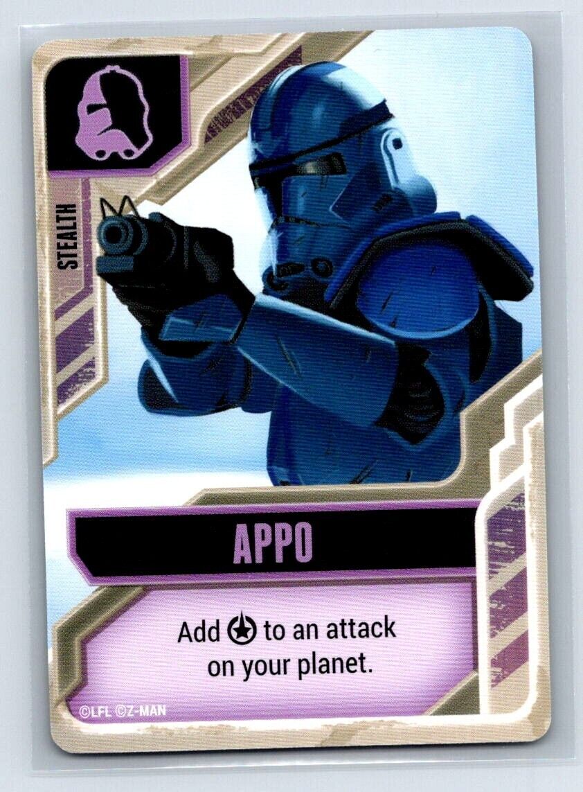 APPO Star Wars The Clone Wars Z-MAN LFL Game Card Star Wars Base - Hobby Gems
