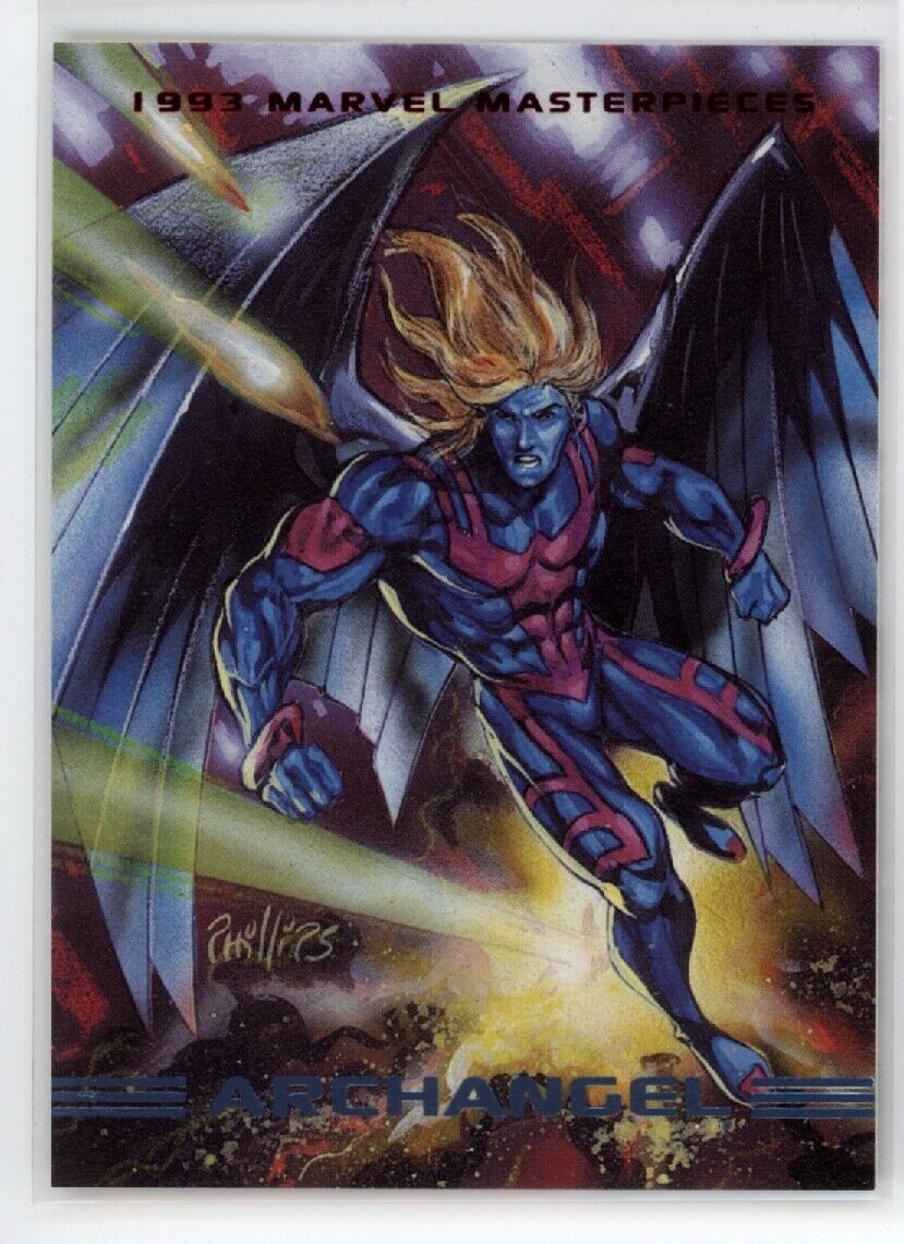 ARCHANGEL 1993 Marvel Masterpieces #16 Marvel Base - Hobby Gems