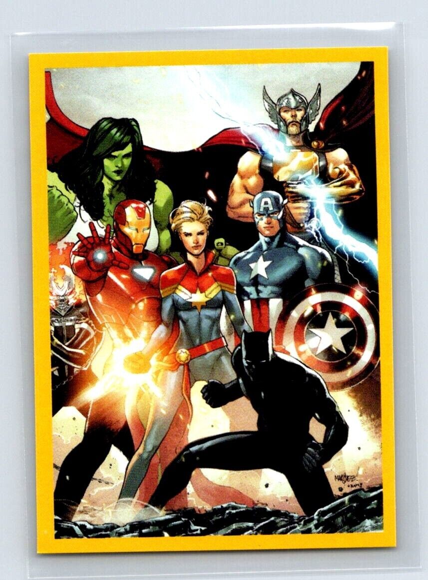 AVENGERS 2021 Marvel Versus Panini Sticker #34 *Qty* Marvel Sticker - Hobby Gems
