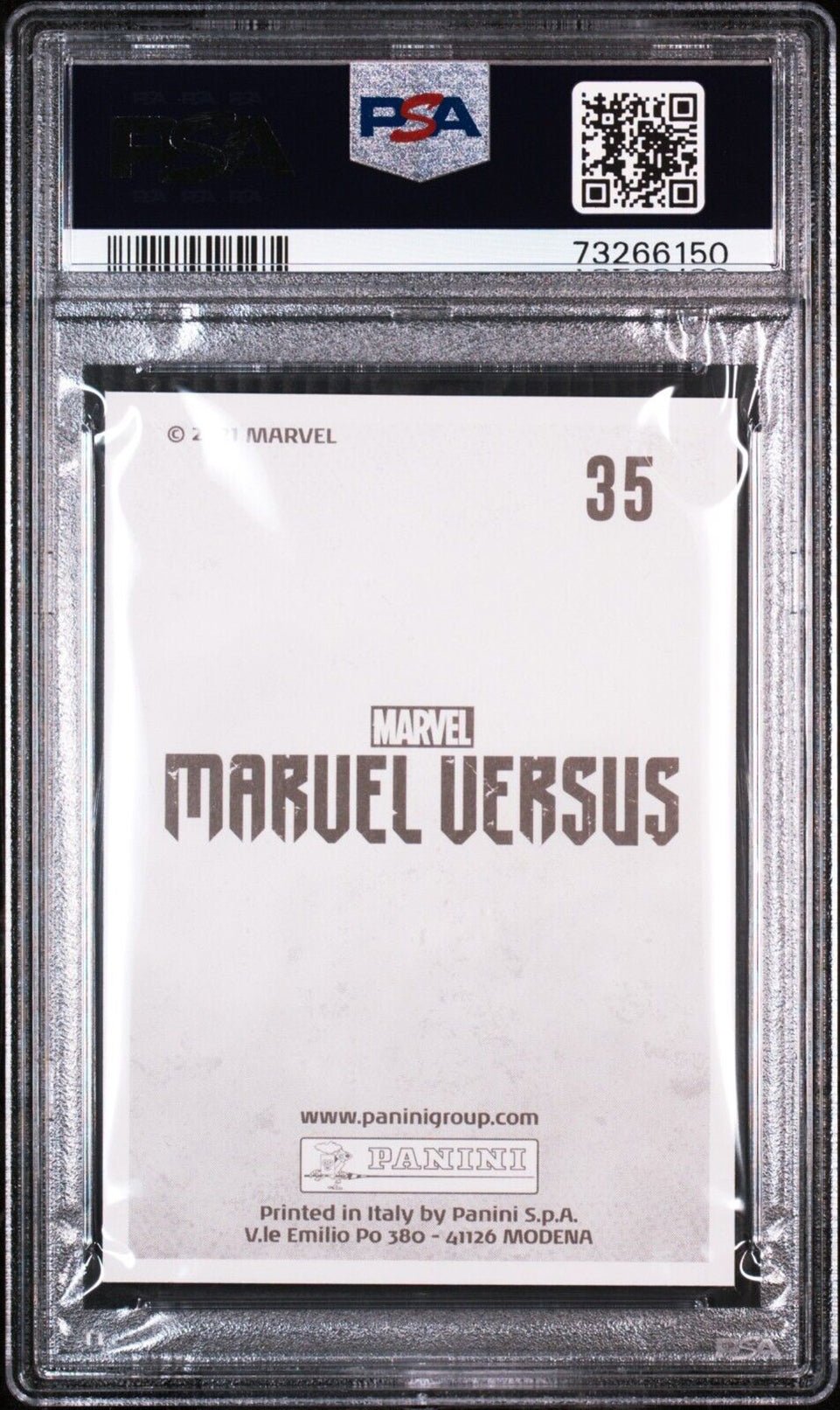 AVENGERS vs ULTRON PSA 9 2021 Panini Marvel Versus Sticker #35 Marvel Graded Cards Sticker - Hobby Gems