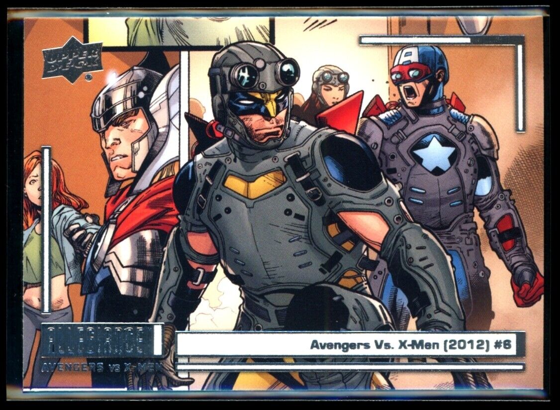 Avengers vs. X-Men (2012) #6 2023 UD Marvel Allegiance Avengers vs X-Men #12 Marvel Base - Hobby Gems