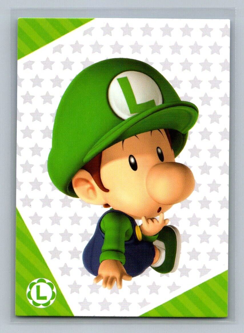 BABY LUIGI 2022 Panini Nintendo Super Mario #28 Nintendo Base - Hobby Gems