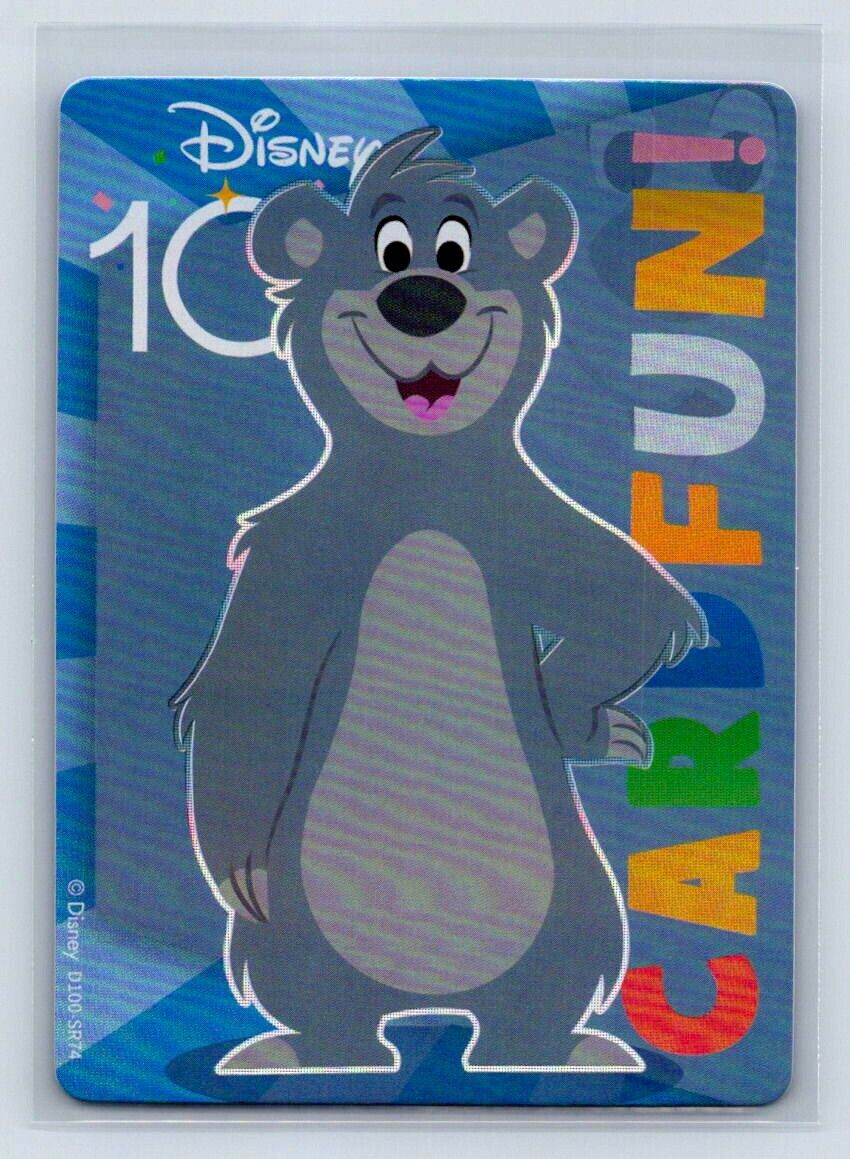 BALOO Jungle Book 2023 Disney 100 Joyful Card Fun #D100-SR74 C1 Disney Base - Hobby Gems
