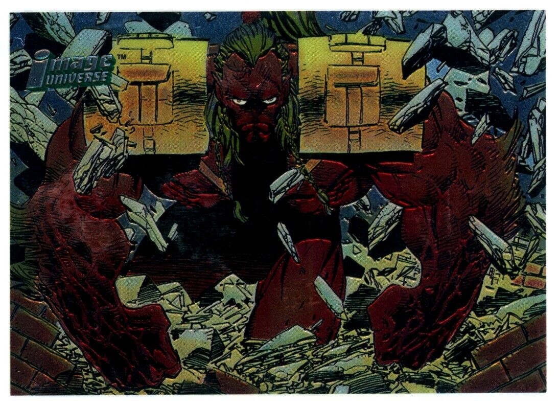 BARBARIC The Savage Dragon 1995 Topps Image Universe Founders Series #11 C2 Image Universe Base - Hobby Gems