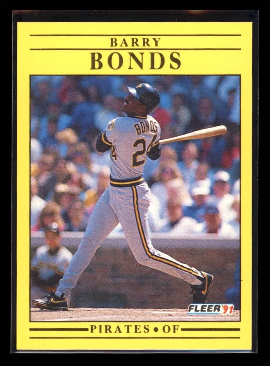 BARRY BONDS 1991 Fleer #33 C2 Baseball Base - Hobby Gems