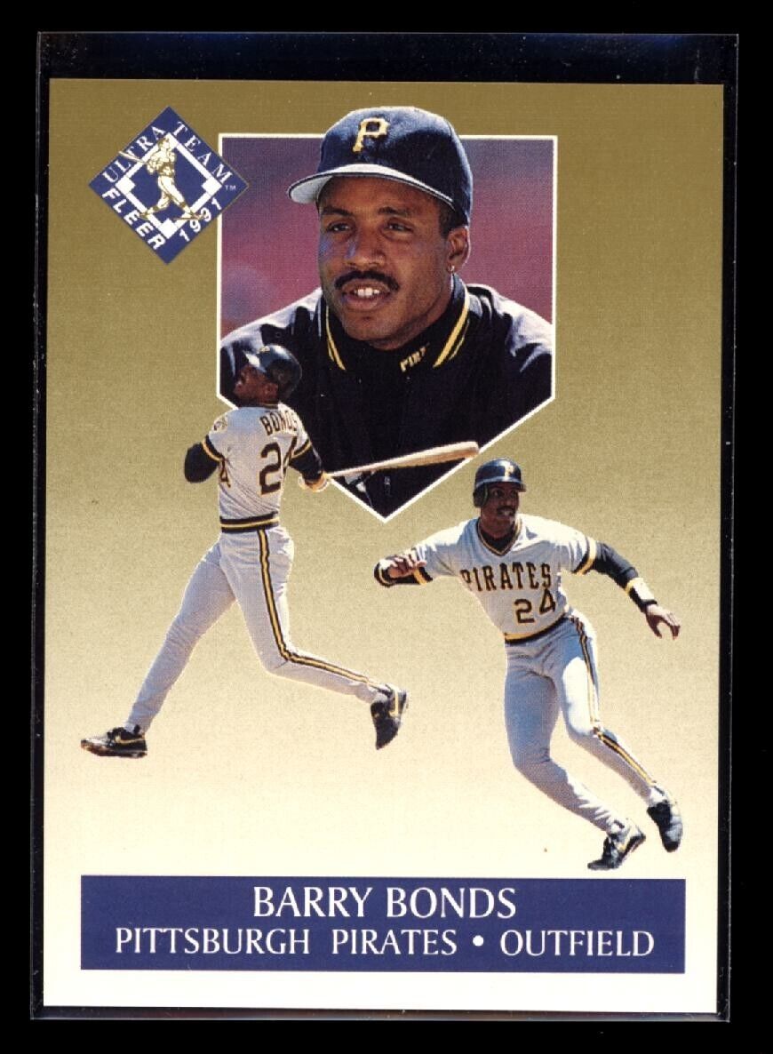 BARRY BONDS 1991 Fleer Ultra Gold Team #1 Baseball Insert - Hobby Gems