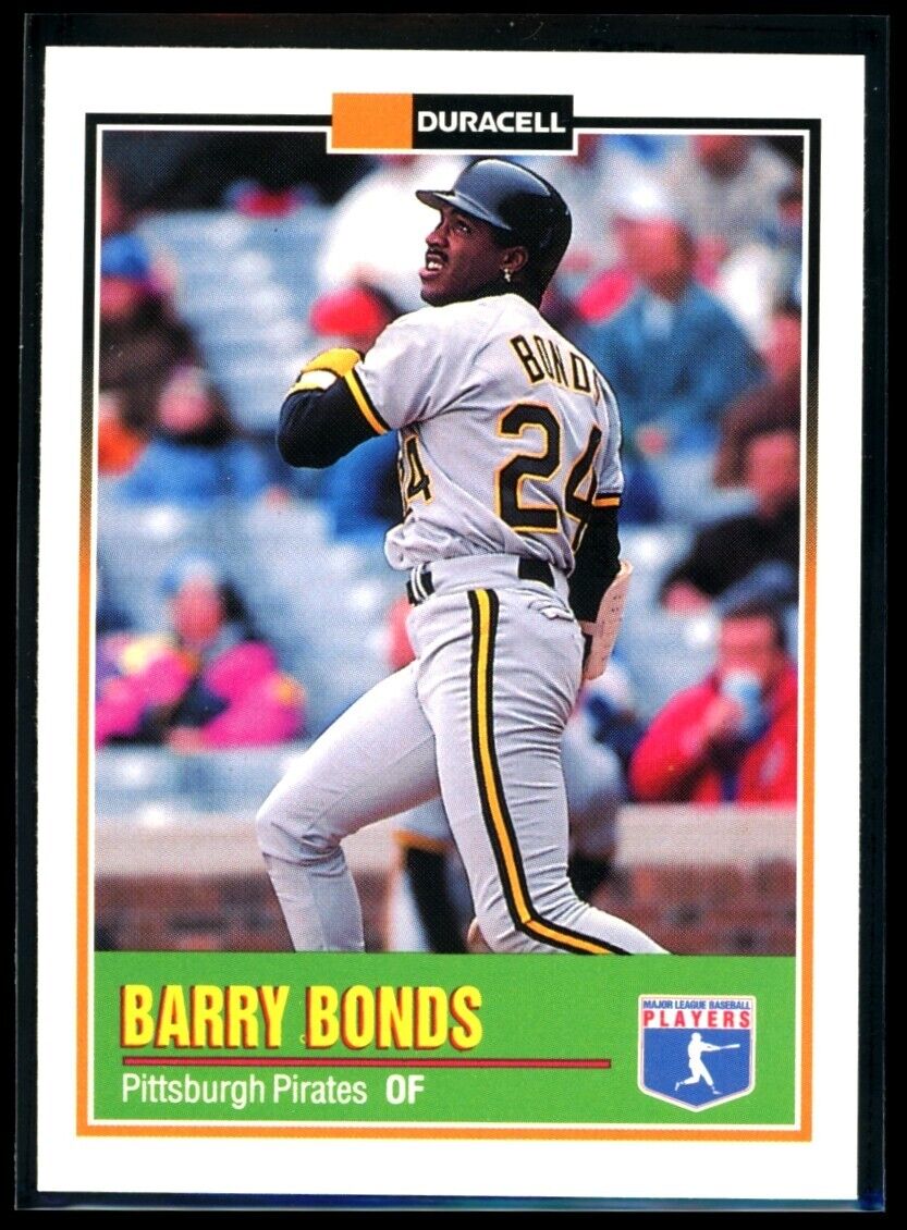 BARRY BONDS 1993 Duracell Power Players Series 1 #17 Baseball Base - Hobby Gems
