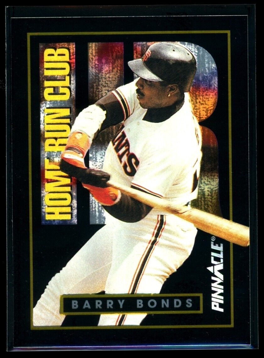 BARRY BONDS 1993 Pinnacle Home Run Club #4 Baseball Insert - Hobby Gems