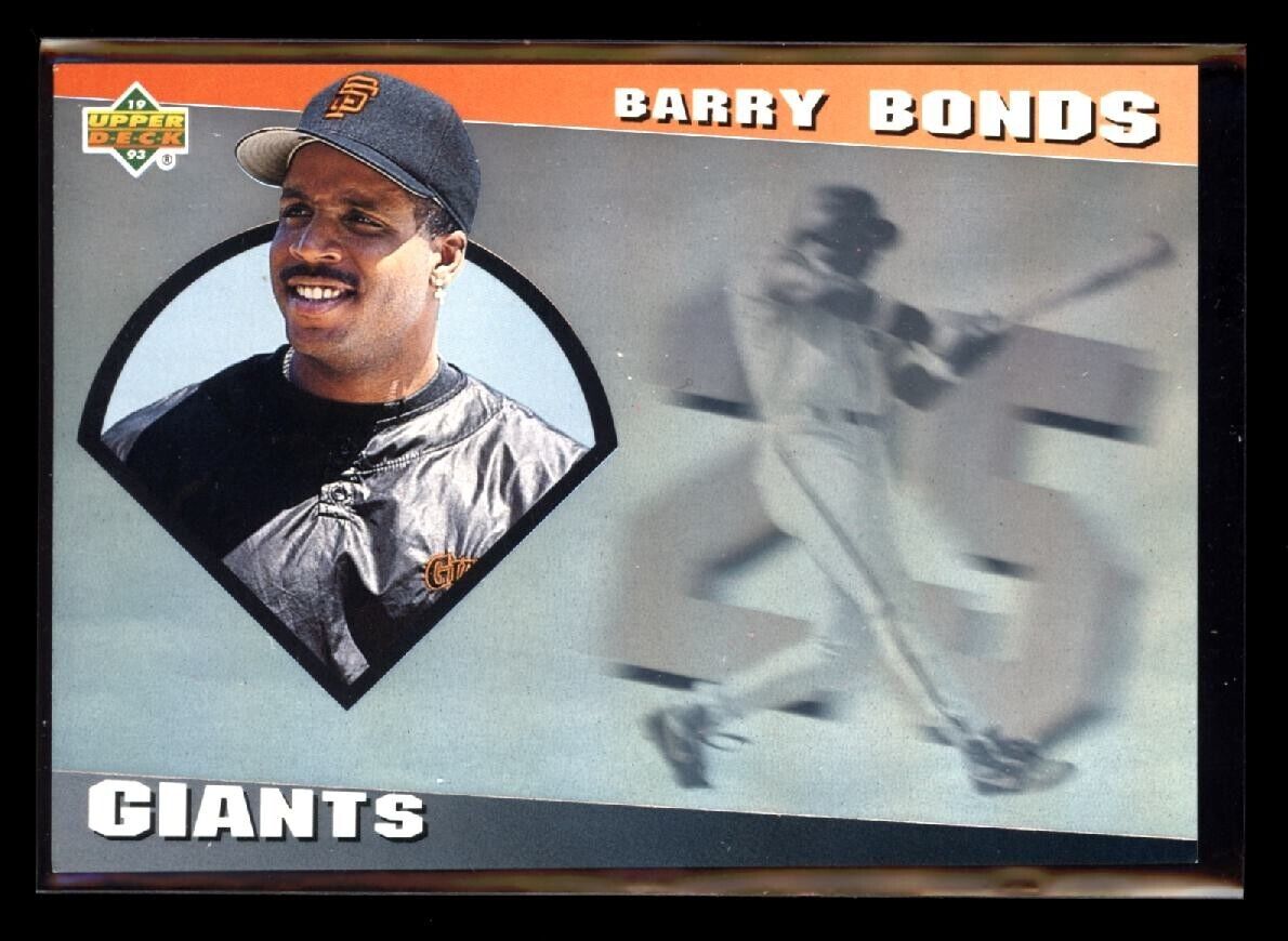 BARRY BONDS 1993 Upper Deck Diamond Gallery Hologram #11 C1 Baseball Base - Hobby Gems