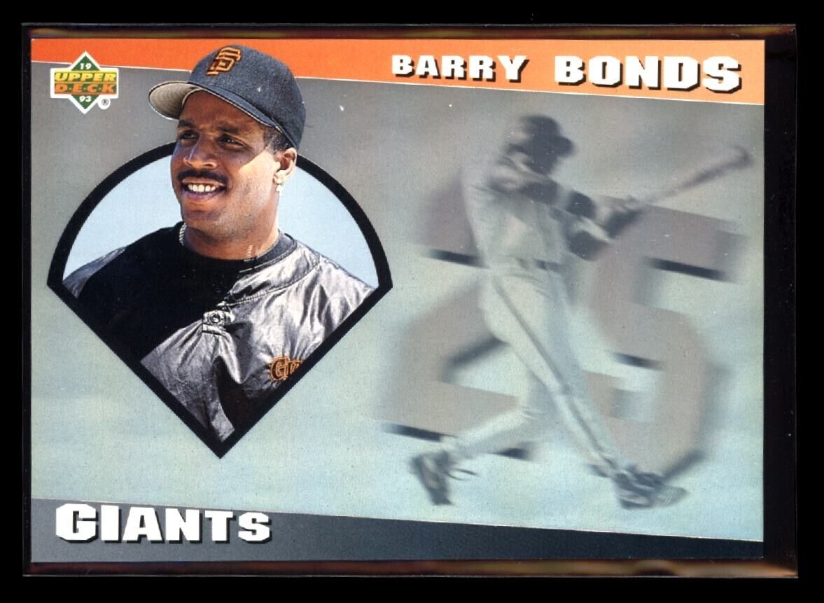 BARRY BONDS 1993 Upper Deck Diamond Gallery Hologram #11 C2 Baseball Base - Hobby Gems