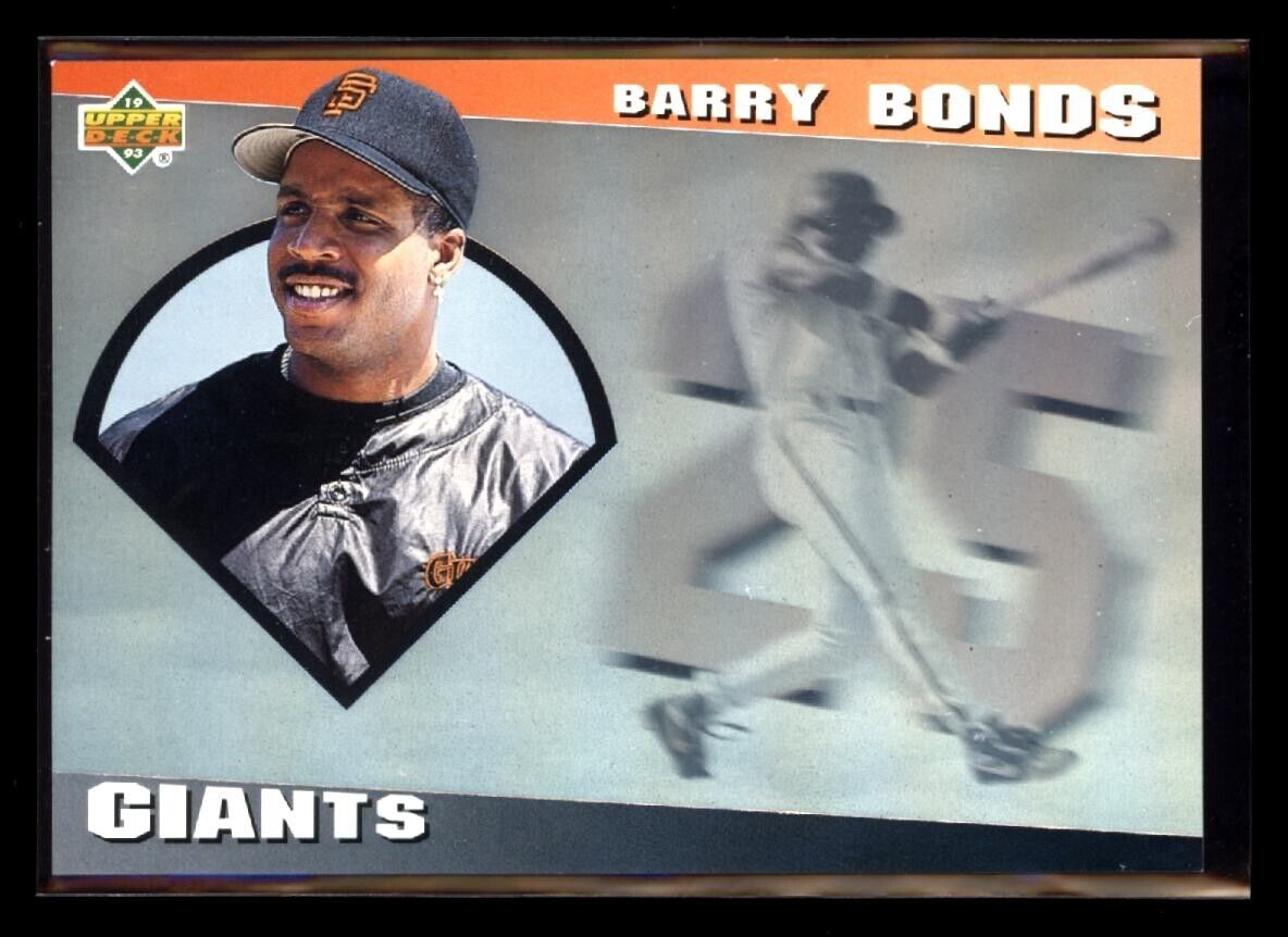 BARRY BONDS 1993 Upper Deck Diamond Gallery Hologram #11 C3 Baseball Base - Hobby Gems