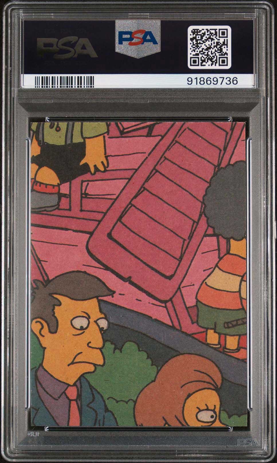 BART HOMER SIMPSON PSA 9 1990 Topps The Simpsons and Don't Come Out Till You Sparkle, Boy! #30 The Simpsons Base Graded Cards - Hobby Gems