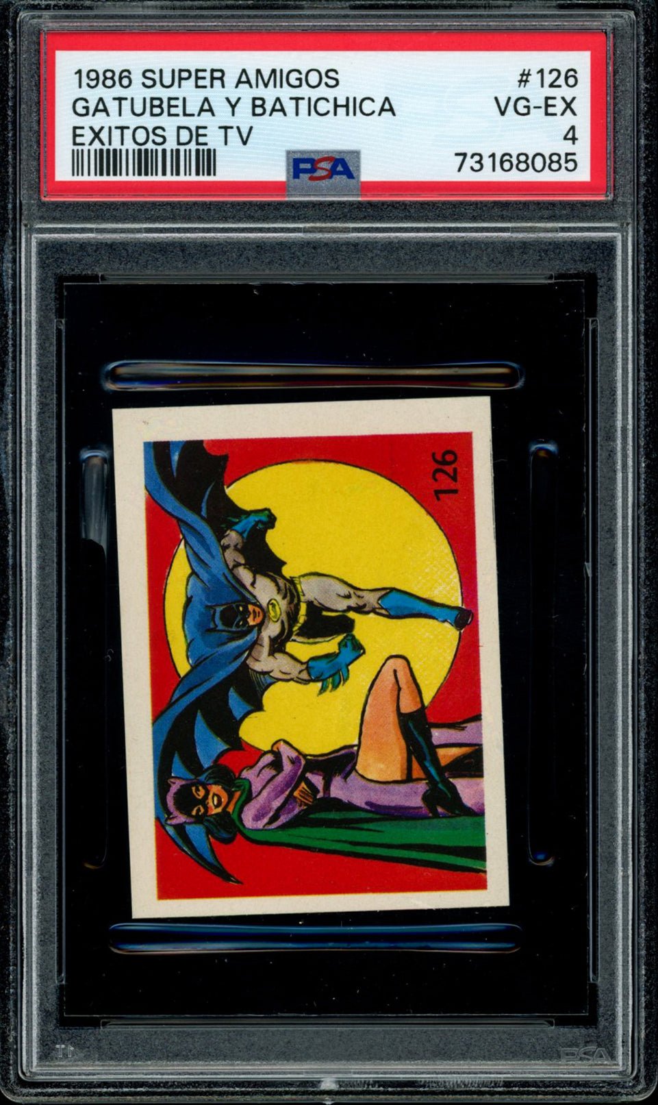 BATWOMAN & BATMAN PSA 4 1986 Reyauca Super Amigos Exitos de TV #126 DC Comics Base Graded Cards - Hobby Gems