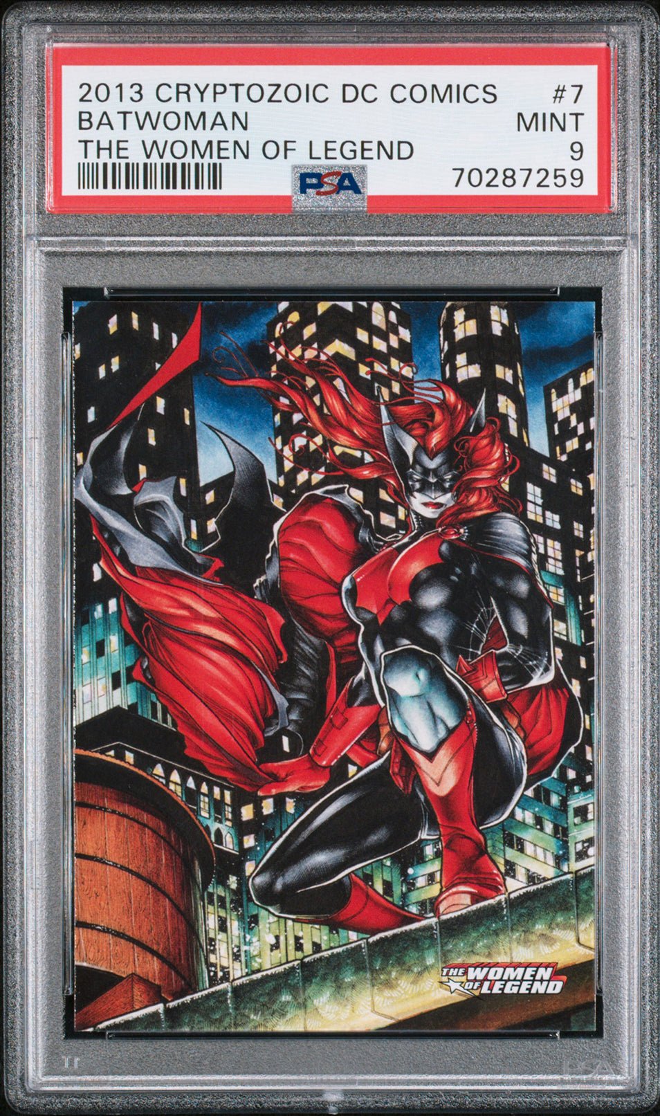 BATWOMAN PSA 9 2013 DC Comics The Women of Legend #7 DC Comics Base Graded Cards - Hobby Gems