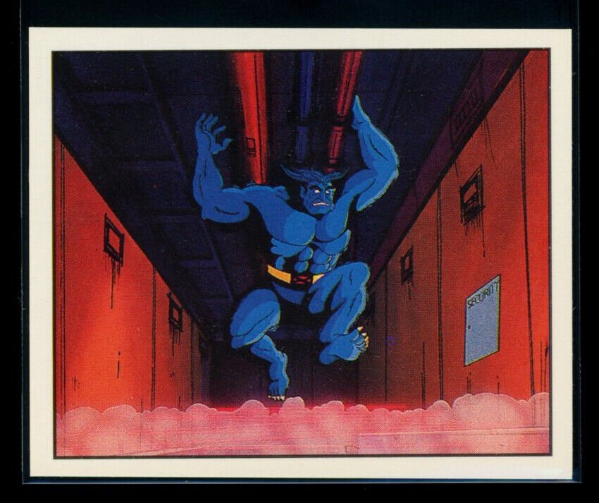 BEAST 1994 Panini X-Men Sticker #58 Marvel Sticker - Hobby Gems