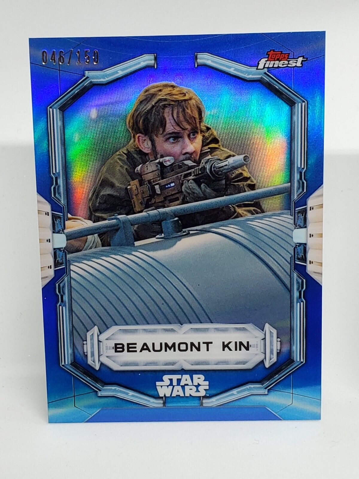 BEAUMONT KIN 2022 Topps Finest Star Wars Blue Refractor #13 046/150 Star Wars Parallel Serial Numbered - Hobby Gems