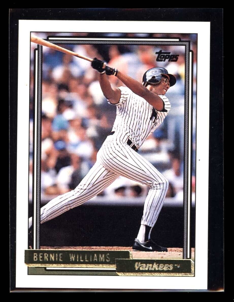 BERNIE WILLIAMS 1992 Topps Gold #374 C2 Baseball Parallel - Hobby Gems